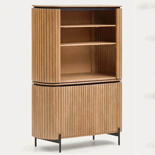 Art Deco Open Bookshelf with 2 Doors Sideboard ADC 103 Manufacturers in Jodhpur