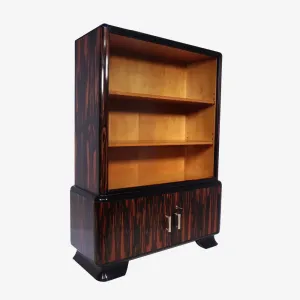 Art Deco Open Bookshelf with 2 Doors Sideboard Manufacturers in Jodhpur